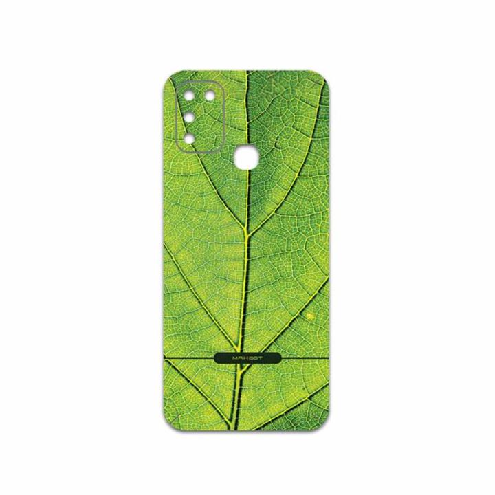 برچسب پوششی ماهوت مدل Leaf-Texture مناسب برای گوشی موبایل اینفینیکس Hot 10 Play MAHOOT Leaf-Texture Cover Sticker for Infinix Hot 10 Play